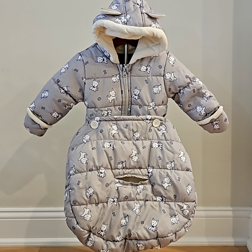 London fog baby jacket foot warmer